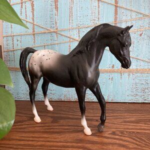 Breyer Horse Arapaho Appaloosa Trotting Stallion Black Blanket Speckles #62032